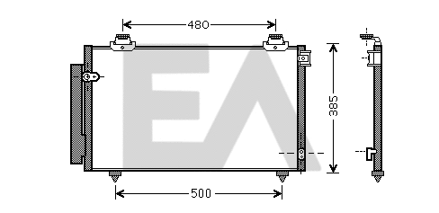 Condenser, air conditioning (30C71056)