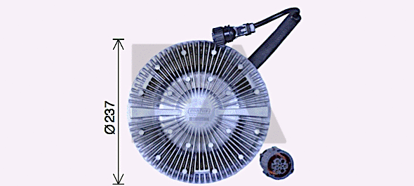 Fan Wheel, engine cooling (35C45D14)