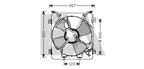 Fan, engine cooling (33V26022)