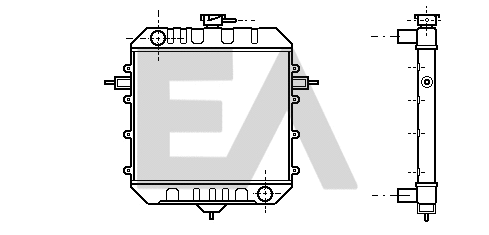 Radiator, engine cooling (31R54017)