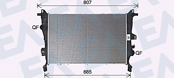 Radiator, engine cooling (31R25148)