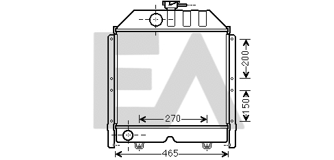 Radiator, engine cooling (31R25069)