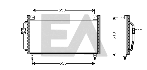 Condenser, air conditioning (30C68007)