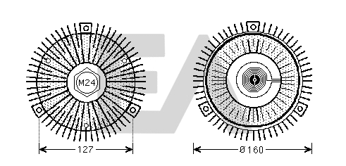 Fan Wheel, engine cooling (35C07D07)