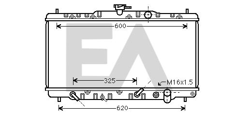 Radiator, engine cooling (31R26109)