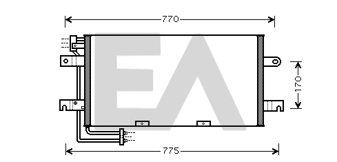 Condenser, air conditioning (30C77021)