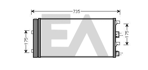 Condenser, air conditioning (30C15001)