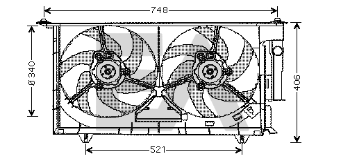 Fan, engine cooling (33V10010)