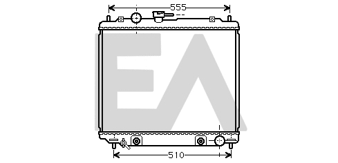 Radiator, engine cooling (31R51090)