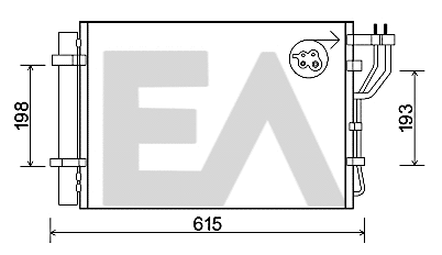 Condenser, air conditioning (30C36040)