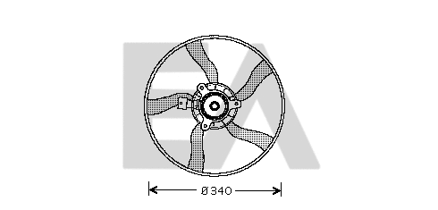 Fan, engine cooling (33V10017)