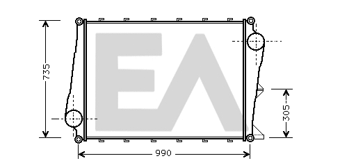 Charge Air Cooler (36A76001)