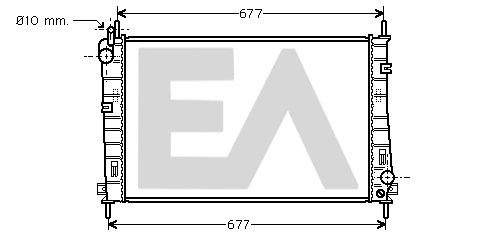 Radiator, engine cooling (31R22120)