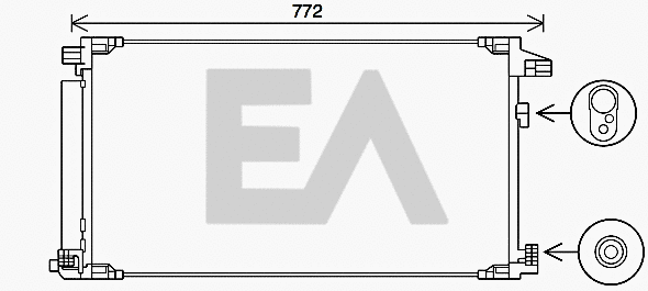 Condenser, air conditioning (30C71097)