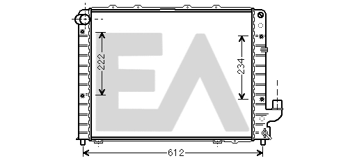 Radiator, engine cooling (31R40015)