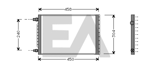 Condenser, air conditioning (30C99006)