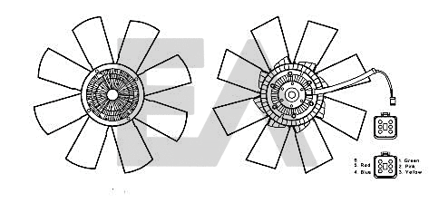 Fan Wheel, engine cooling (35C63C02)