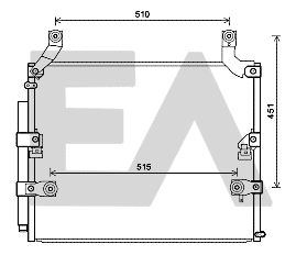 Condenser, air conditioning (30C71088)