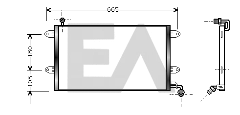 Condenser, air conditioning (30C77002)