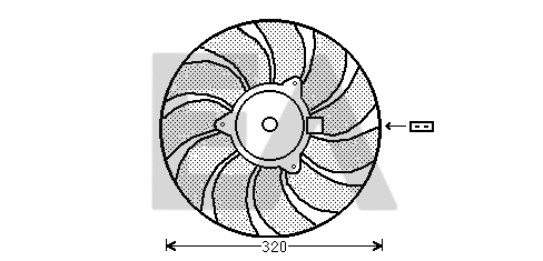 Fan, engine cooling (33V54038)