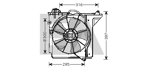 Fan, engine cooling (33V71033)