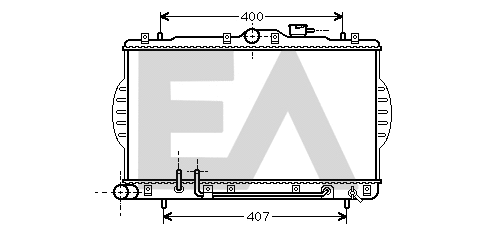 Radiator, engine cooling (31R28014)