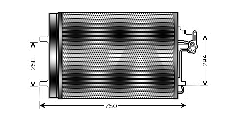 Condenser, air conditioning (30C22047)