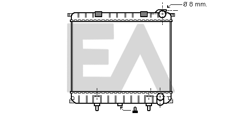 Radiator, engine cooling (31R05045)