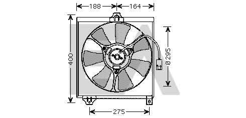 Fan, engine cooling (33V71041)