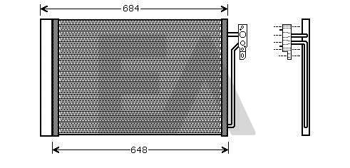 Condenser, air conditioning (30C05013)