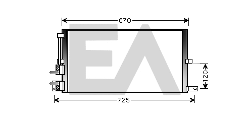 Condenser, air conditioning (30C35015)