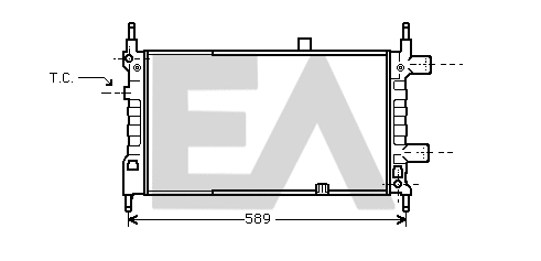 Radiator, engine cooling (31R54041)