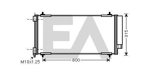 Condenser, air conditioning (30C55019)