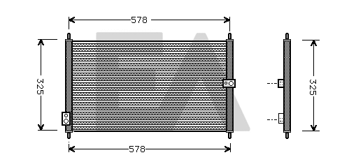 Condenser, air conditioning (30C26005)
