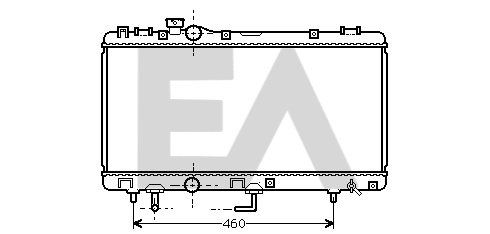 Radiator, engine cooling (31R71112)