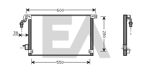 Condenser, air conditioning (30C10010)