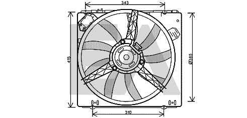 Fan, engine cooling (33V60018)
