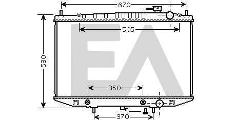 Radiator, engine cooling (31R18121)