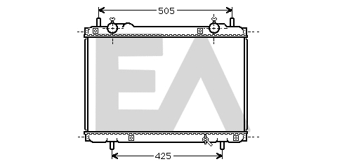 Radiator, engine cooling (31R25042)