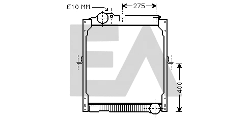 Radiator, engine cooling (31R45012)