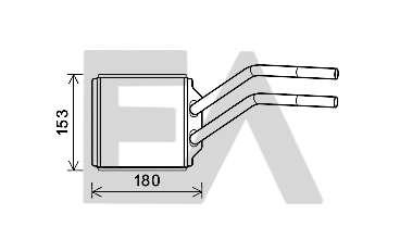 Heat Exchanger, interior heating (45C22027)