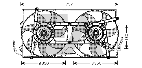 Fan, engine cooling (33V77002)
