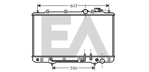 Radiator, engine cooling (31R28012)