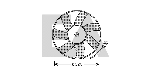Fan, engine cooling (33V54021)
