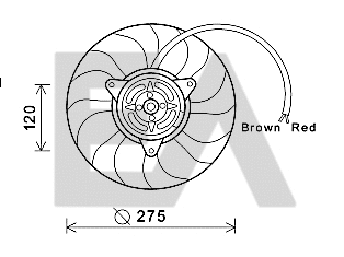 Fan, engine cooling (33V02013)