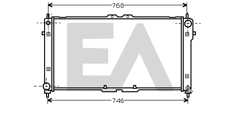 Radiator, engine cooling (31R22051)