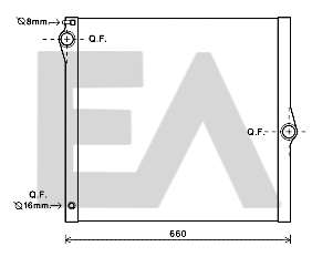 Radiator, engine cooling (31R07149)
