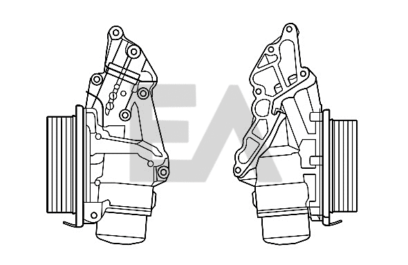 Oil Cooler, engine oil (37G50034)