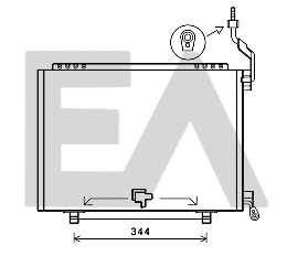 Condenser, air conditioning (30C22035)