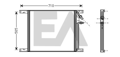 Condenser, air conditioning (30C16005)